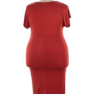 3x plus red dress